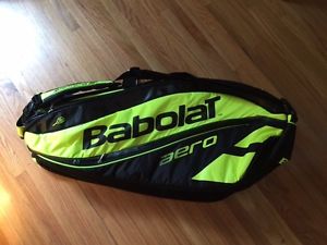 Babolat Pure Aero Black/Lime 12 Racket Pack Bag 12x NEW