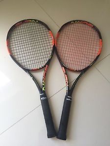 2 Used Wilson Burn 100LS Tennis Racquet