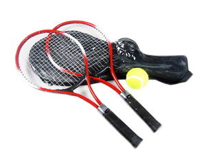 2 Packs Red Tennis Rackets for Kids, Sport Supplies