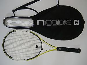 WILSON NCODE NPRO SURGE MID SIZE 100 - 4 3/8 GRIP WITH CASE