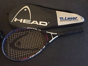 HEAD Ti.Laser Mid Plus S1 Titanium Tennis Racquet 4 1/4" Grip w/Cover - LIKE NEW