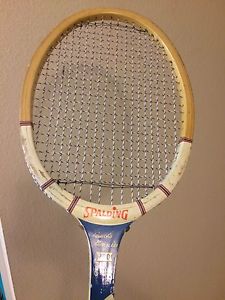Vintage Spalding Wooden Tennis Racket "Pancho Gonzales" Pro Champ