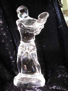 BACARRAT CRYSTAL FIGURINE  TENNIS PLAYER