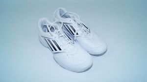 *NEW*Adidas Galaxy Arriba II Tennisshoes women US 9 = UK 7,5 white black lady
