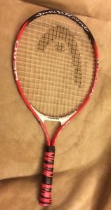 Head Youth Tennis Racket - Agassi 23 - 3 6/8" Tennis Red