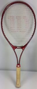 Wilson Aerodynamic Pro 110 Tennis Racket Super High Beam Series 4 ¼” Grip +Cover