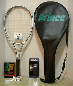Prince More Performance Response OS 110 Tennis Racquet - NEW STRINGS + NEW GRIP