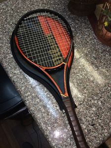 Wilson Javelin Largehead 100% Graphite Tennis Racquet w 4 1/2L Leather Grip Rare