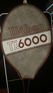 Vintage Wilson TX 6000 Tennis Racket 4 1/4 Inch