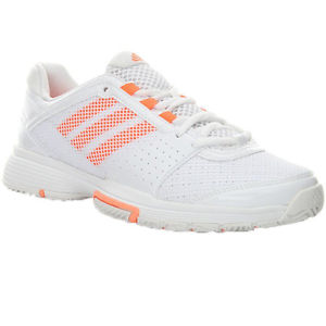 Adidas Women's Adipower Barricade Team 3 Tennis Shoes-RUNWHT/ULTBRI-8