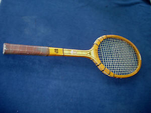 Vintage Wilson Maureen Connolly Tennis Racquet "Cup" Photo