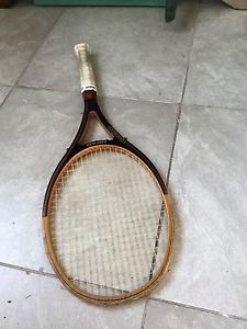 head edgewood wood graphite tennis racket racquet vintage Good Condition