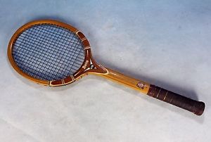 VTG TAD DAVIS HI-POINT Wood Cross Grain Laminated Tennis Racket