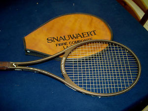 Vintage Snauwaert Graphite La Grande Tennis Racquet 4 1/4" "EXCELLENT"