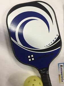 Brand New Paddletek Tempest Pickleball Paddle -  GRAPHITE Blue 5 Year Warranty