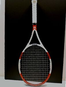 Wilson Six One 95S Tennis Racquet Racket Spin Effect Technology 18x16 4 1/4 Grip