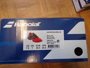 New Babolat Propulse BPM All Court Medium Black/Red Mens Tennis Shoes