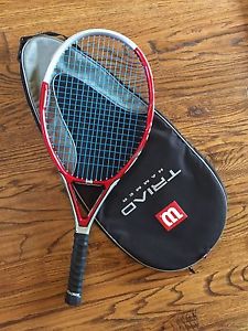 Wilson Triad 5 Tennis Racket Oversized And Light With Case