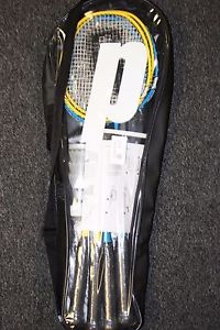 Prince Badminton Kit 4 Players New & 2 Spare Franklin Racquets | Free USA Ship