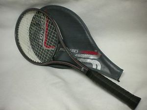 DUNLOP PRO COMP 10 TENNIS RACQUET WITH COVER/BAG 4 5/8" GRIP NEW GRIP WRAP NICE