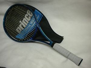 PRINCE GRAPHITE VOLLEY TENNIS RACQUET W ORIGINAL COVER 4 1/2" NEW GRIP WRAP NICE