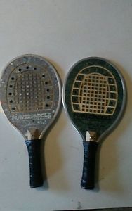 2 Brian Lee Model USPTA Approved PowerPaddle Beach Tennis Racquets Venice CA