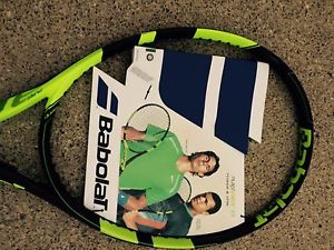 babolat pure aero tennis racquet, 2016 model, 3/8 grip, unstrung, includes cover