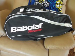 Babolat Team 12 Pack Tennis Racket Bag Dual Shoulder Straps Radiant Lined Zipper