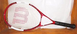 WILSON NCODE N5 OVERSIZE TENNIS RACKET & COVER 4-3/8 GRIP RACQUET