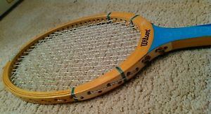 Wilson Chris Evert Strata Pro Wooden Tennis Racquet with original head cover.