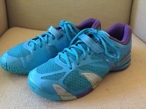 BABOLAT PRO PULSE 4 ALL COURT TENNIS SHOES BLUE PURPLE WOMENS SIZE 9