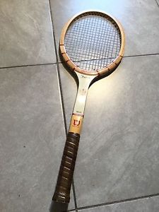 WILSON Jack Kramer Autograph 4 5/8" Tennis Racquet Wood Good Condition