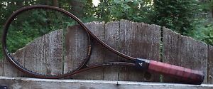 Vintage Tennis Racquet By Pro Kennex Black Ace 4 3/4