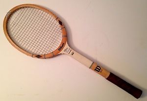 Vintage Chris Evert Tournament Model WilsonTennis Racket Racquet Wood