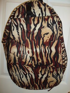 JETPAC BROWN TAN BLACK SAFARI ANIMAL CAMO TENNIS RACQUET BACKPACK BAG NEW