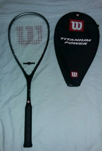WILSON TI POWER TITANIUM SERIES SQUASH RACQUET