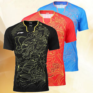 2016 Rio Olympics Li Ning men's Tops table tennis clothing Badminton T-shirt