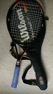 Wilson Pro Staff Classic 6.1 used Tennis Racquet with Cover 4 1/2