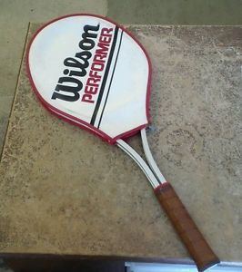 Wilson Performer, Vintage Metal Tennis Racket with cover