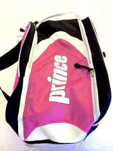 Prince Racquets Tennis Backpack-Pink/Black