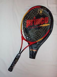 LOOK! NEW VINTAGE PRINCE SYNERGY PATRICK RAFTER POWER PRO TITANIUM RACQUET!