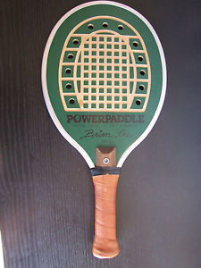 VTG PowerPaddle Brian Lee Paddleball Beach Tennis Racquet CA Balmforth Handle