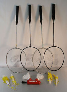 Sportscraft Badminton & Volleyball Combo~Complete With Air Pump & Carry Bag