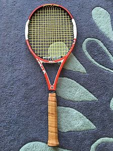 Wilson NCODE Six One Tour 90 Tennis Racquet 4 5/8 Leather Grip Roger Federer's