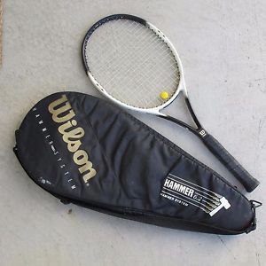 Wilson Hammer System Profile 6.2 Graphite Tennis Racquet Racket w case no4 4 1/2