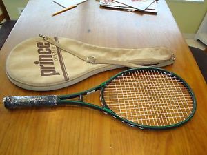 Prince Original Graphite POG Single Stripe Tennis Racquet OS 4 3/8 "EXCELLENT"