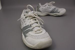Prince Ladies Size 9 T22 Tennis Shoes White/Silver/Grey Sneakers Running Train