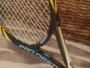Wilson Pro Open BLX Racquet, 100 SQ IN, 4-3/8 Grip, 10.5 0Z, Balance 320 mm