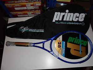 New Prince Longbody Titanium Tennis Racket Michael Chang MidPlus Graphite