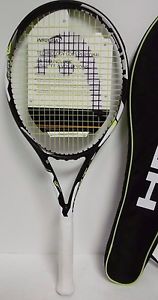 HEAD IG HEAT TENNIS RACQUET INNEGRA LARGE/EXTRA LRG GRIP SIZE 4-3/8" w/CARRY BAG